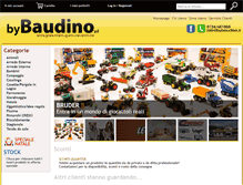 Tablet Screenshot of bybaudino.it